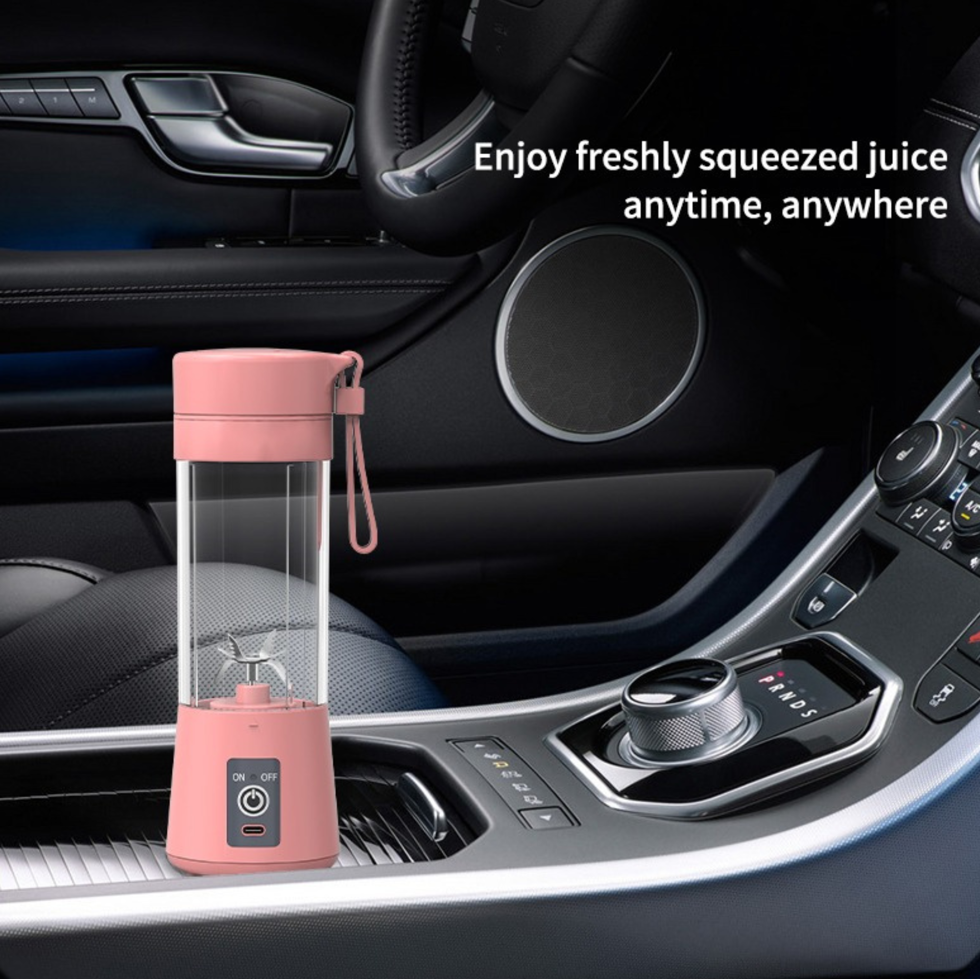 MODE BLEND Portable USB Blender Rechargeable, 400ml, 6-Blade, Smoothie & Protein Shake Maker