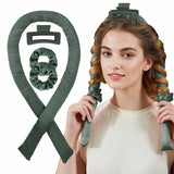 Satin Heatless Curling Set, Sponge Curling Rod Headband, No Heat Curlers for Long Hair, Women Heatless Curls, High Resilience Soft & Comfortable Sleep - Mode Blend