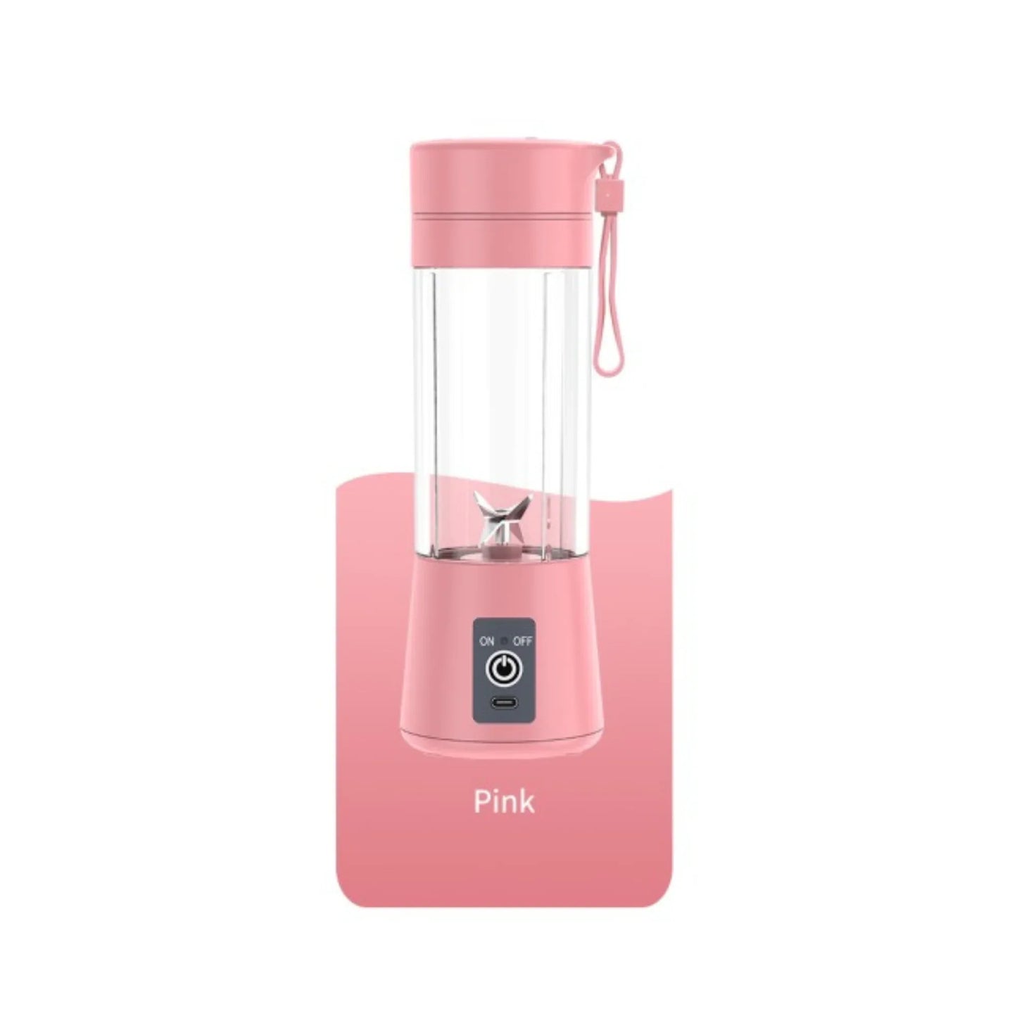 Portable USB Blender Rechargeable, 400ml, 6-Blade, Smoothie & Protein Shake Maker - Mode Blend