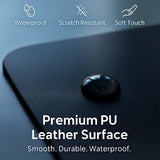 Mouse Pad Premium Textured Mousepad 18x22 / 25x21 cm PU Leather Gaming Pad Mat Desk Pad Waterproof with Comfort and Durability for Computers, Laptop, Office & Home - Mode Blend
