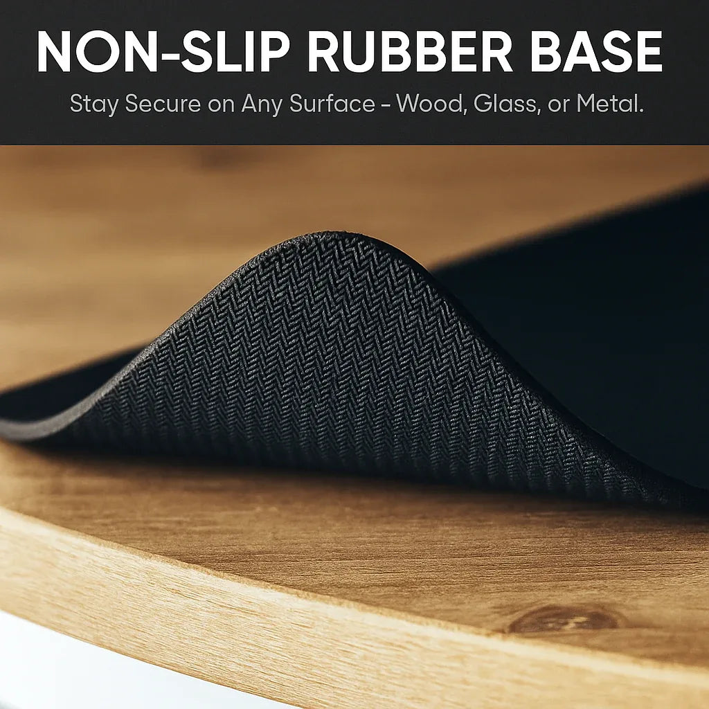 Mouse Pad Premium Textured Mousepad 18x22 / 25x21 cm PU Leather Gaming Pad Mat Desk Pad Waterproof with Comfort and Durability for Computers, Laptop, Office & Home - Mode Blend