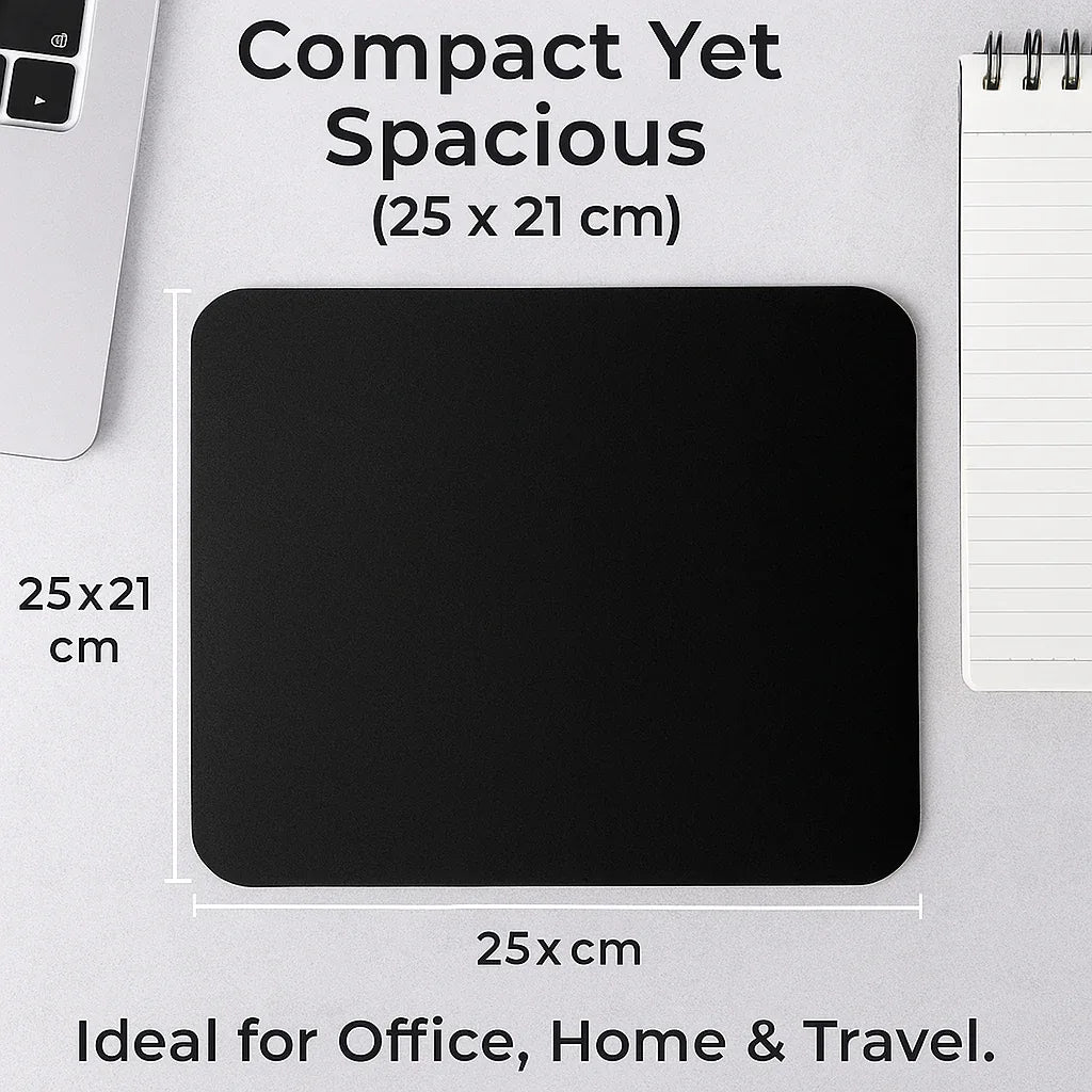 Mouse Pad Premium Textured Mousepad 18x22 / 25x21 cm PU Leather Gaming Pad Mat Desk Pad Waterproof with Comfort and Durability for Computers, Laptop, Office & Home - Mode Blend
