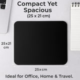 Mouse Pad Premium Textured Mousepad 18x22 / 25x21 cm PU Leather Gaming Pad Mat Desk Pad Waterproof with Comfort and Durability for Computers, Laptop, Office & Home - Mode Blend