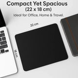 Mouse Pad Premium Textured Mousepad 18x22 / 25x21 cm PU Leather Gaming Pad Mat Desk Pad Waterproof with Comfort and Durability for Computers, Laptop, Office & Home - Mode Blend