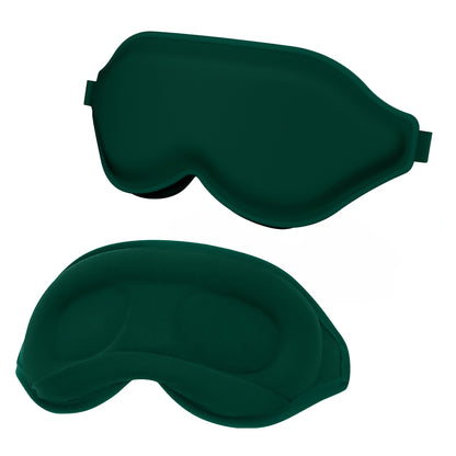 3D Contoured Sleep Mask for Side Sleepers Light Blocking Eye Mask for Women & Men, Soft & Breathable with Adjustable Strap for Travel, Naps & Sleep