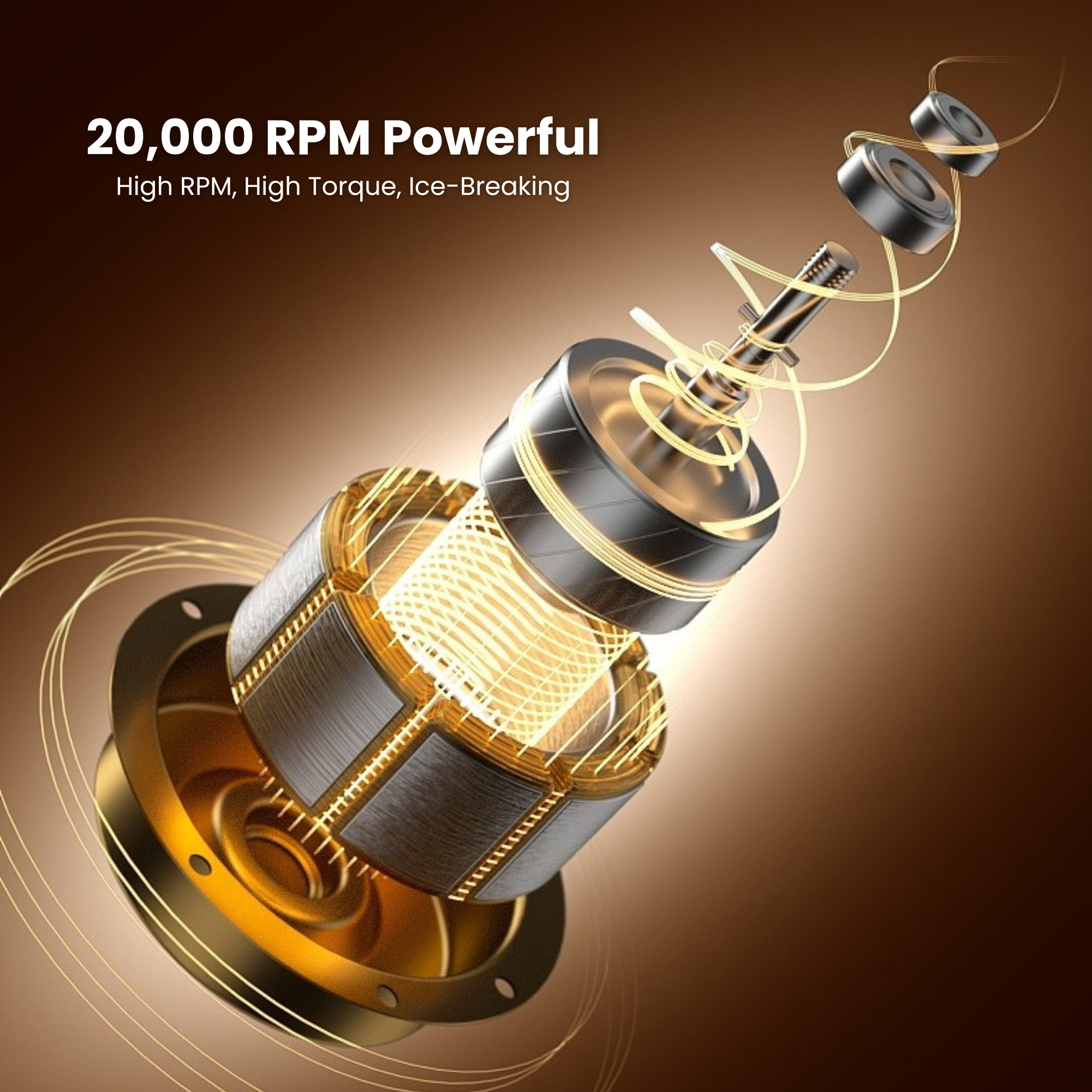 Portable USB Blender Rechargeable, 400ml, 6-Blade, Smoothie & Protein Shake Maker