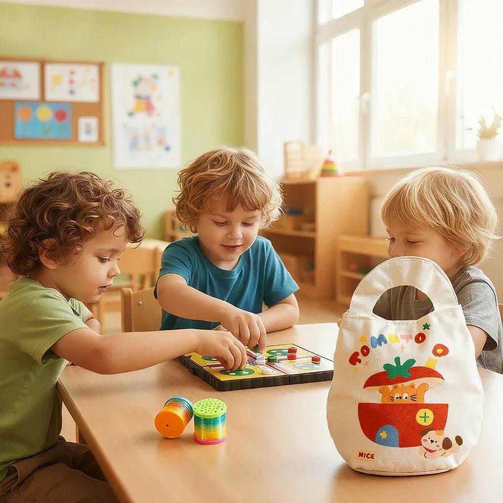 6-Piece Interactive Learning Toy Set with Storage Bag | Brain Teaser Puzzles & Educational Games for Kids Ages 5-8 | Developmental Gift for Problem-Solving, Social Skills & Family Play - Mode Blend