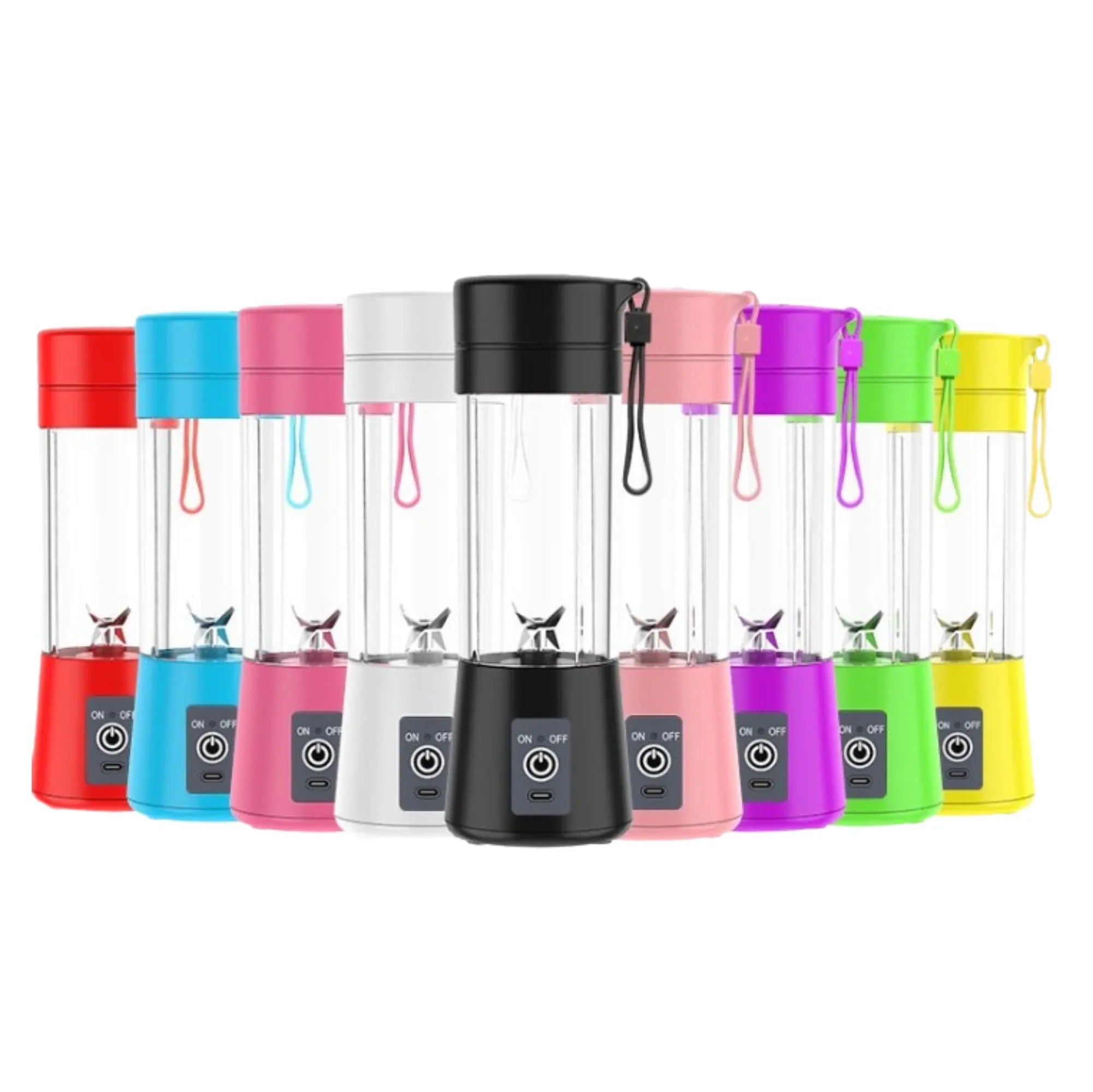 Portable USB Blender Rechargeable, 400ml, 6-Blade, Smoothie & Protein Shake Maker - Mode Blend