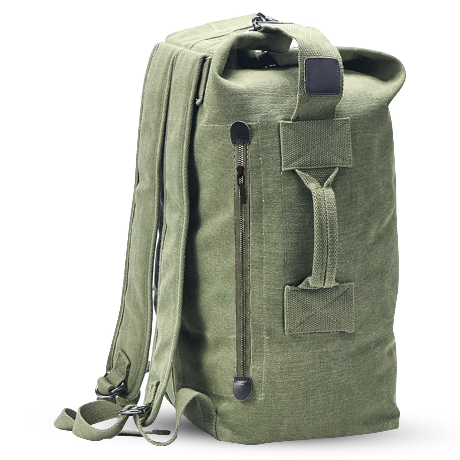 Military Travel Duffel Backpack with Extra Free Canvas Tote