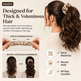 Scrunchies for Women Girls, Satin Hair Scrunchies Softer Than Silk Hair Ties, Big Scrunchy Ponytail Holder with Elastic Hair Bands for Thick Thin Curly Hair -6 Pack