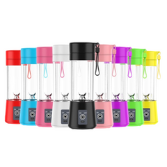 MODE BLEND Portable USB Blender Rechargeable, 400ml, 6-Blade, Smoothie & Protein Shake Maker