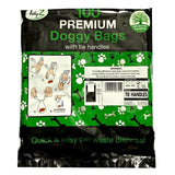Mode Blend Tidyz Lemon Scented Premium Degradable Doggy Poo Bags with Strong Tie Handles, 3 Pack, 300 Bags - Perfect for your pet's poop clean-up - Mode Blend