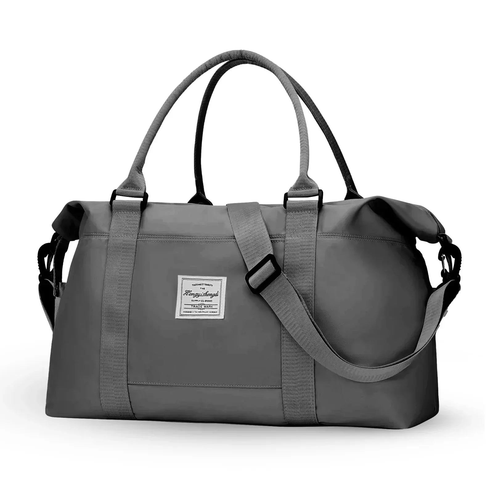 Large Capacity Duffel Travel Bag for Women and Men with Shoulder Strap – Lightweight Foldable Weekender Gym Bag Carry-On for Airplane – Includes Free Bonus Tote Bag in Assorted Colors - Mode Blend