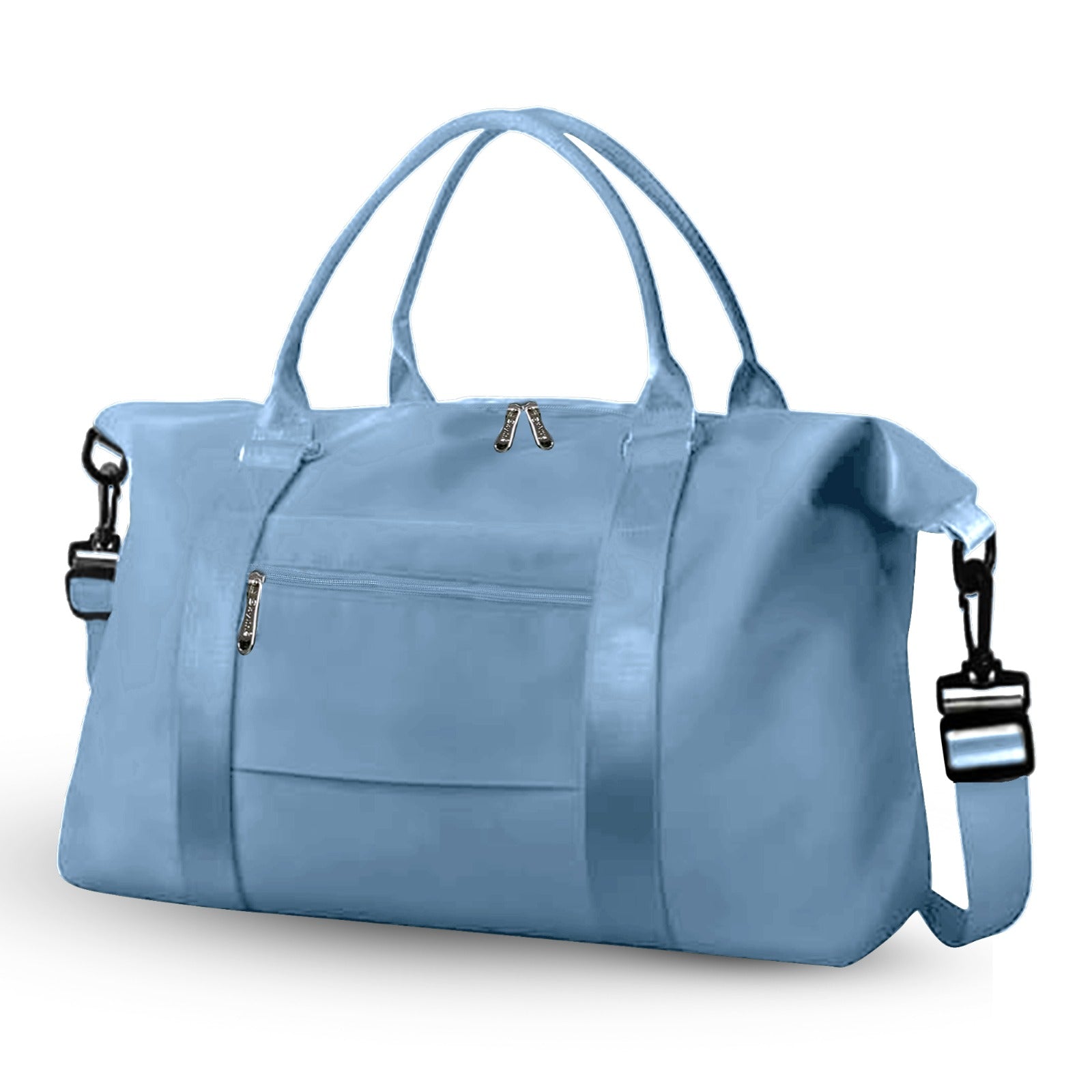 Large Capacity Duffel Travel Bag for Women and Men with Shoulder Strap – Lightweight Foldable Weekender Gym Bag Carry-On for Airplane – Includes Free Bonus Tote Bag in Assorted Colors