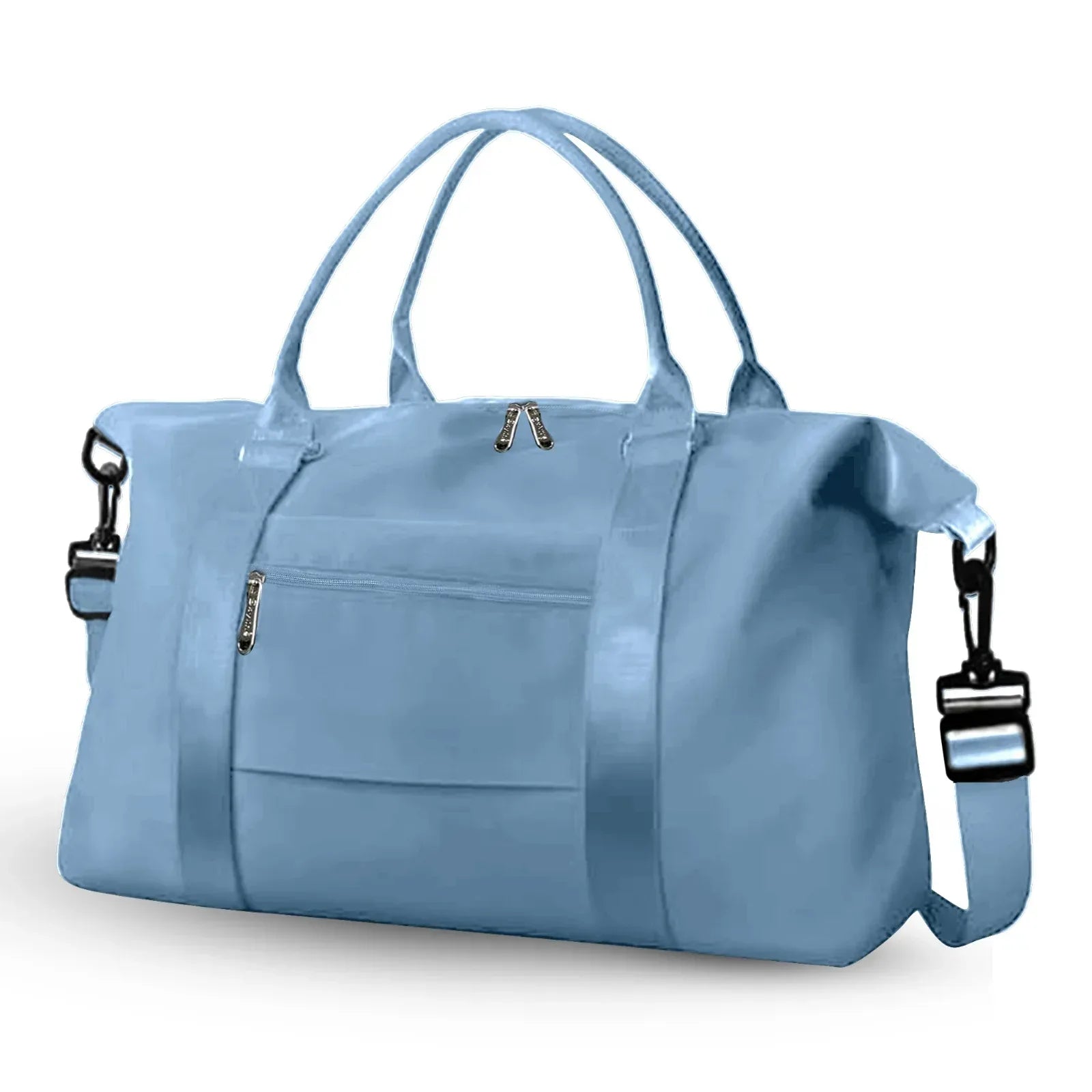 Large Capacity Duffel Travel Bag for Women and Men with Shoulder Strap – Lightweight Foldable Weekender Gym Bag Carry-On for Airplane – Includes Free Bonus Tote Bag in Assorted Colors - Mode Blend