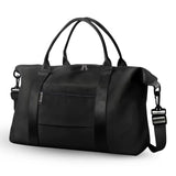 Large Capacity Duffel Travel Bag for Women and Men with Shoulder Strap – Lightweight Foldable Weekender Gym Bag Carry-On for Airplane – Includes Free Bonus Tote Bag in Assorted Colors - Mode Blend