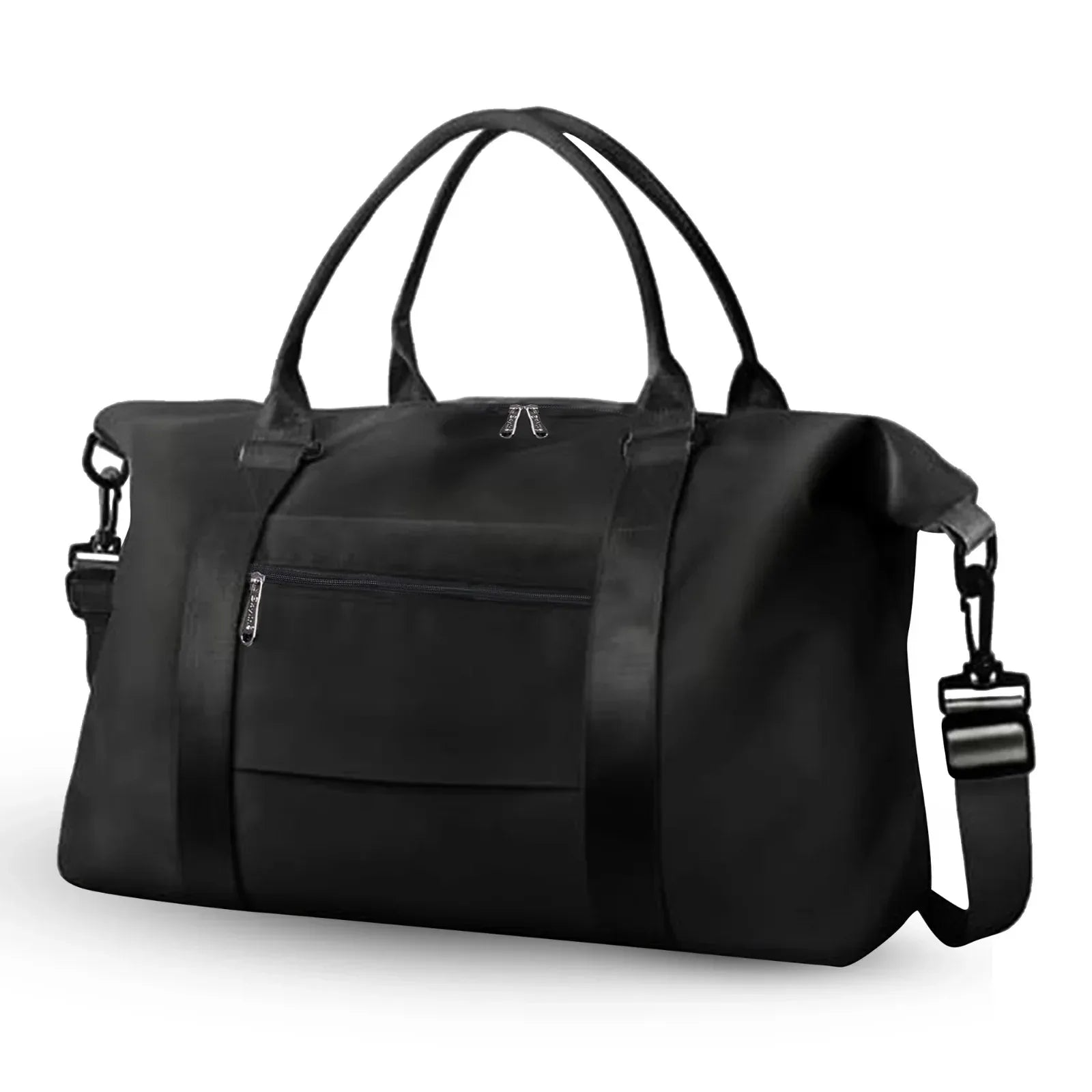 Large Capacity Duffel Travel Bag for Women and Men with Shoulder Strap – Lightweight Foldable Weekender Gym Bag Carry-On for Airplane – Includes Free Bonus Tote Bag in Assorted Colors - Mode Blend