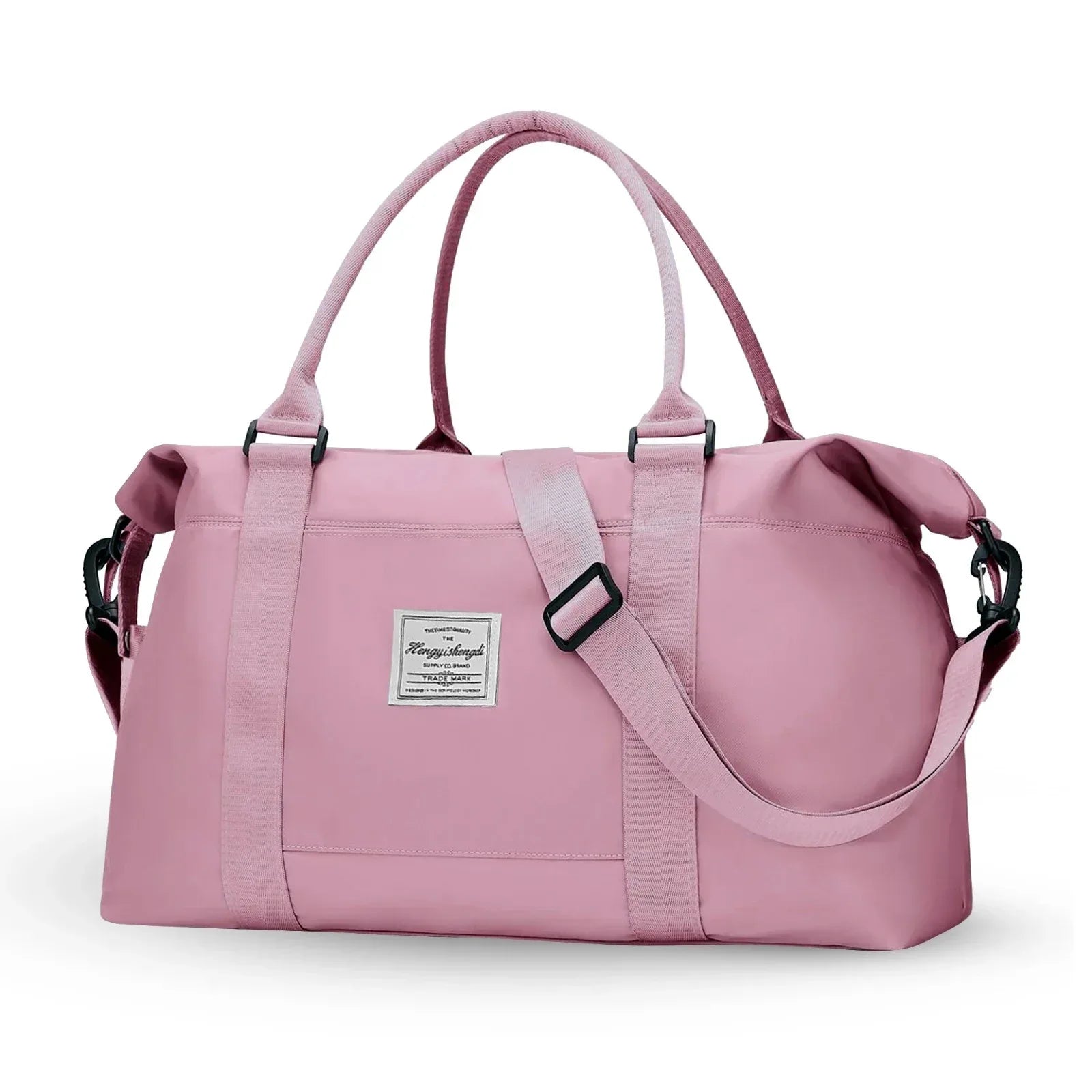 Large Capacity Duffel Travel Bag for Women and Men with Shoulder Strap – Lightweight Foldable Weekender Gym Bag Carry-On for Airplane – Includes Free Bonus Tote Bag in Assorted Colors - Mode Blend