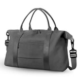 Large Capacity Duffel Travel Bag for Women and Men with Shoulder Strap – Lightweight Foldable Weekender Gym Bag Carry-On for Airplane – Includes Free Bonus Tote Bag in Assorted Colors - Mode Blend