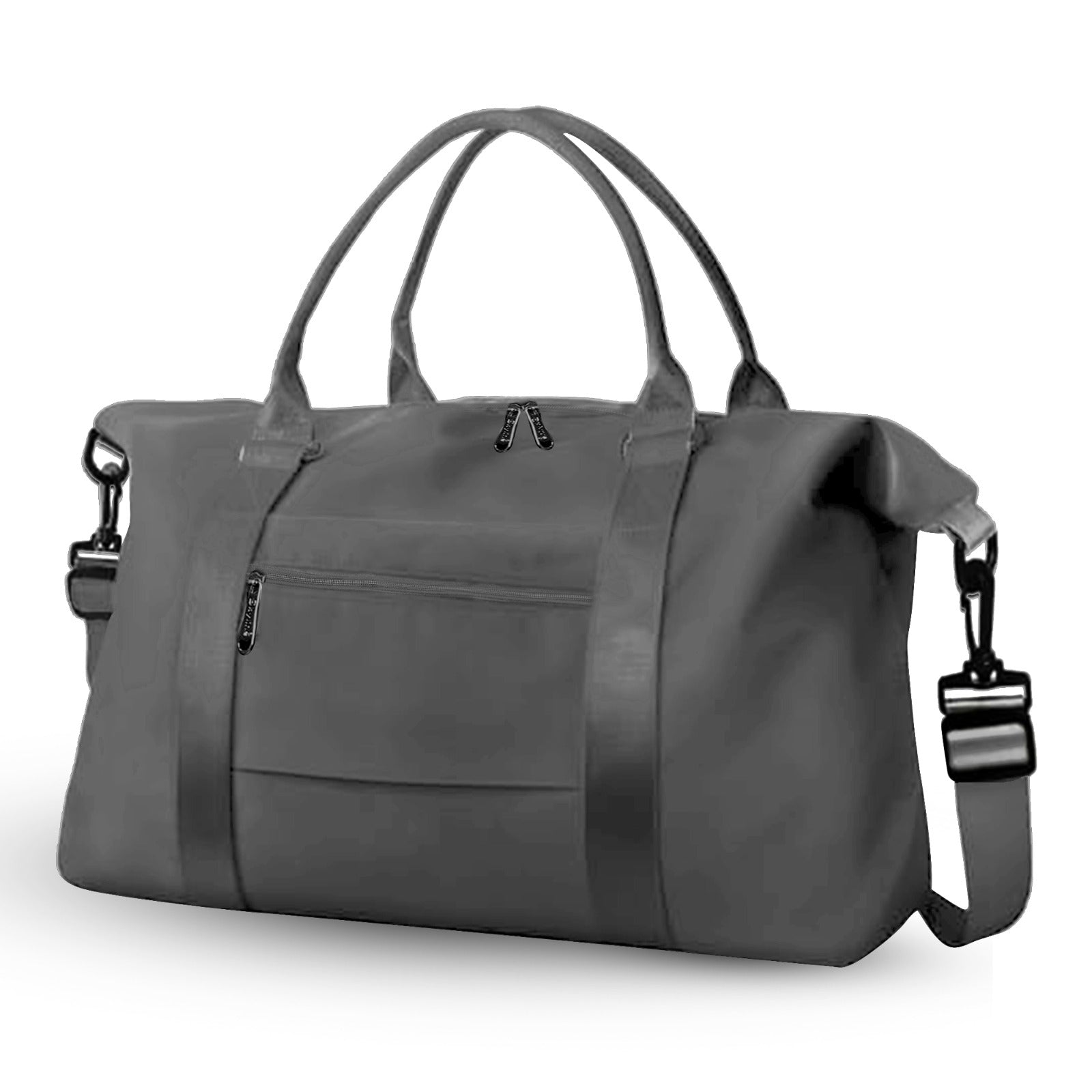 Large Capacity Duffel Travel Bag for Women and Men with Shoulder Strap – Lightweight Foldable Weekender Gym Bag Carry-On for Airplane – Includes Free Bonus Tote Bag in Assorted Colors