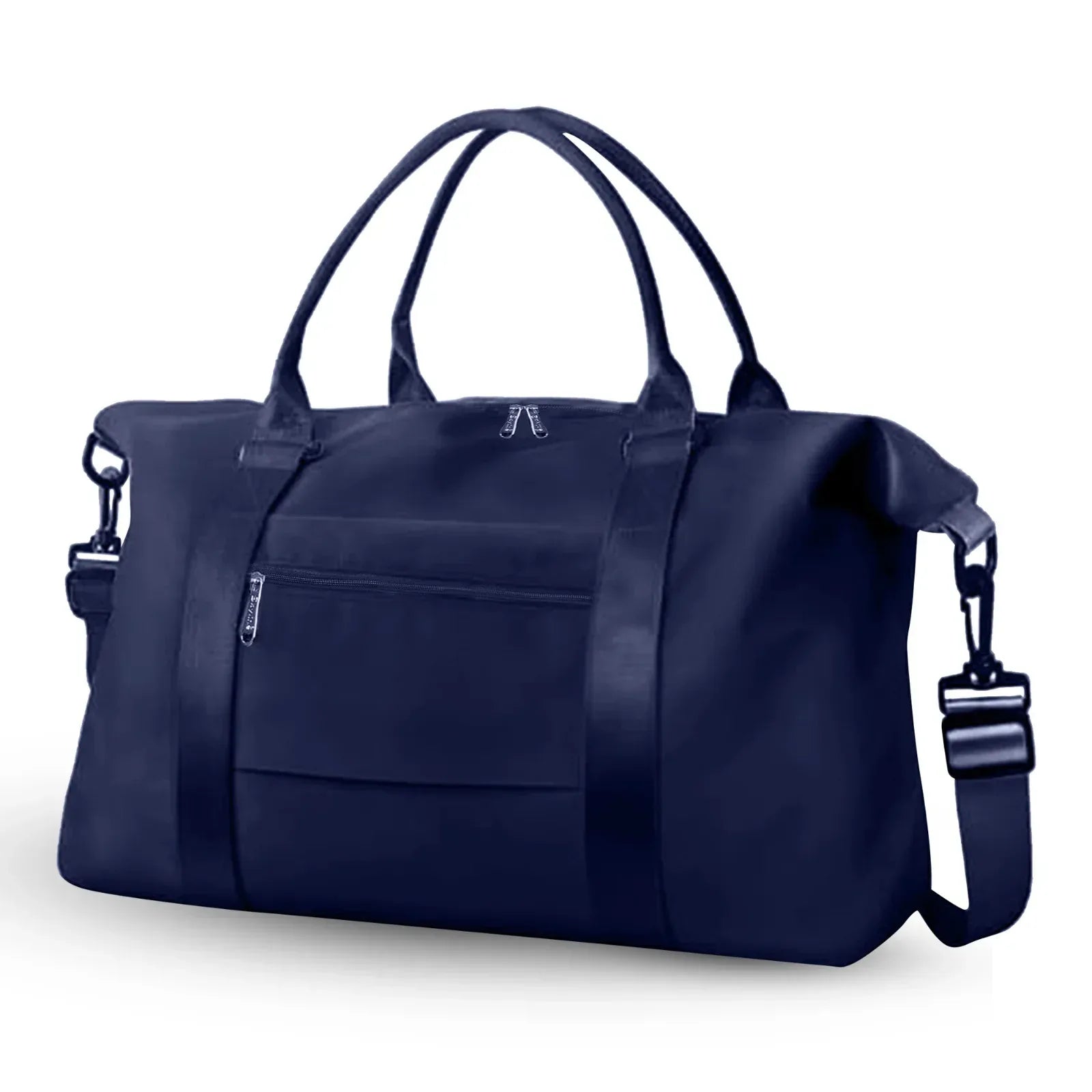 Large Capacity Duffel Travel Bag for Women and Men with Shoulder Strap – Lightweight Foldable Weekender Gym Bag Carry-On for Airplane – Includes Free Bonus Tote Bag in Assorted Colors - Mode Blend