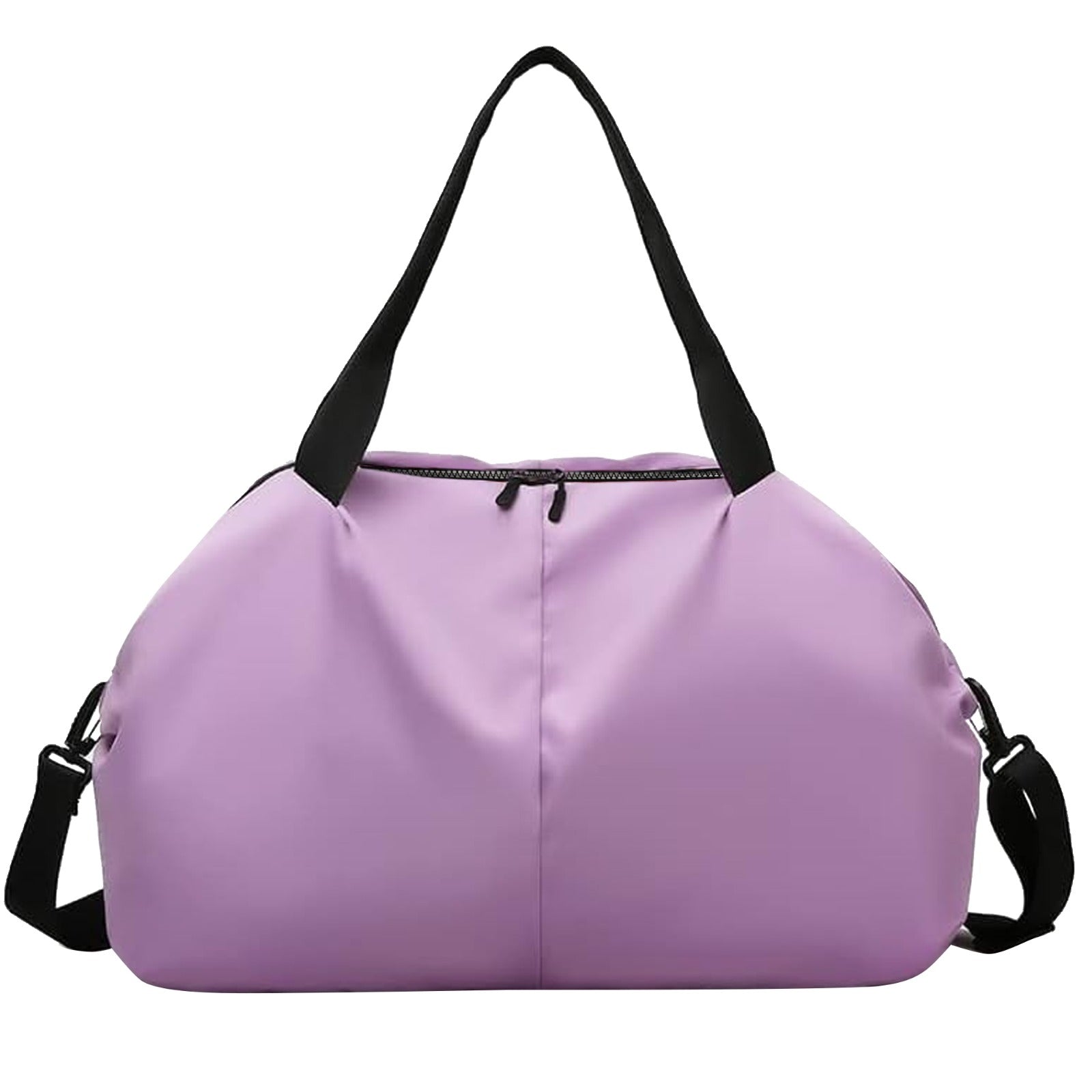 Multifunctional Travel Duffel Large Bag Vacation, Gym, Sports Water Resistant, Lightweight with Zipper, Buy 1 Duffel, Get 1 Free Shoulder Bag (Random Color Included)