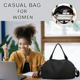 Multifunctional Travel Duffel Large Bag Vacation, Gym, Sports Water Resistant, Lightweight with Zipper, Buy 1 Duffel, Get 1 Free Shoulder Bag (Random Color Included) - Mode Blend