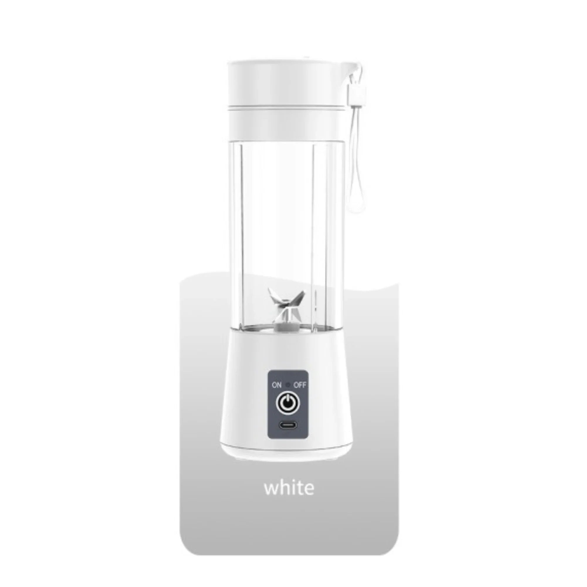 Portable USB Blender Rechargeable, 400ml, 6-Blade, Smoothie & Protein Shake Maker - Mode Blend