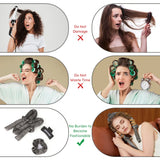 Satin Heatless Curling Set, Sponge Curling Rod Headband, No Heat Curlers for Long Hair, Women Heatless Curls, High Resilience Soft & Comfortable Sleep - Mode Blend