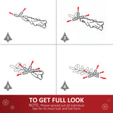 55CM Pre-lit Artificial Christmas Wreath 50 Warm White LEDs, Battery Powered, Indoor Festive Decoration - Mode Blend