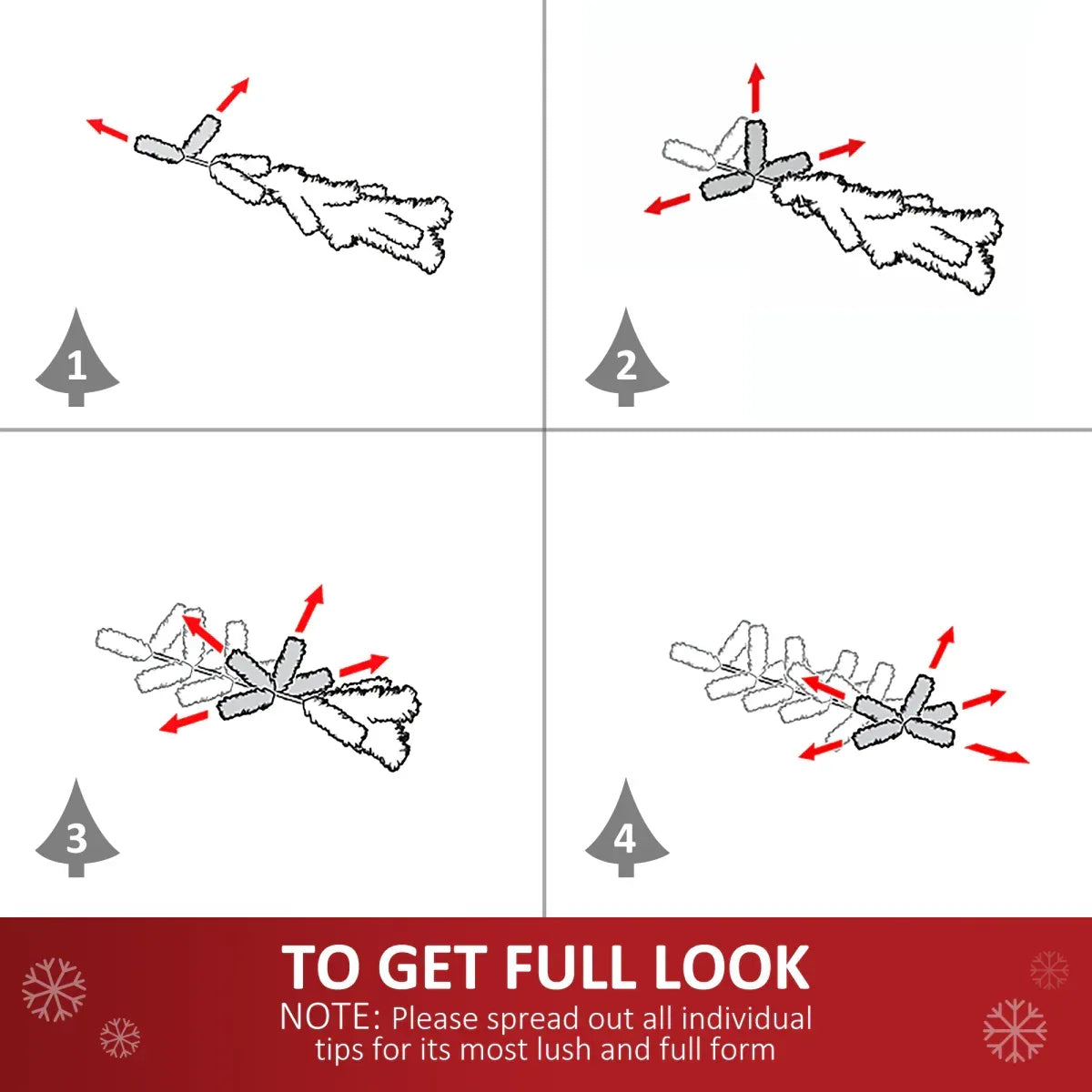 55CM Pre-lit Artificial Christmas Wreath 50 Warm White LEDs, Battery Powered, Indoor Festive Decoration - Mode Blend