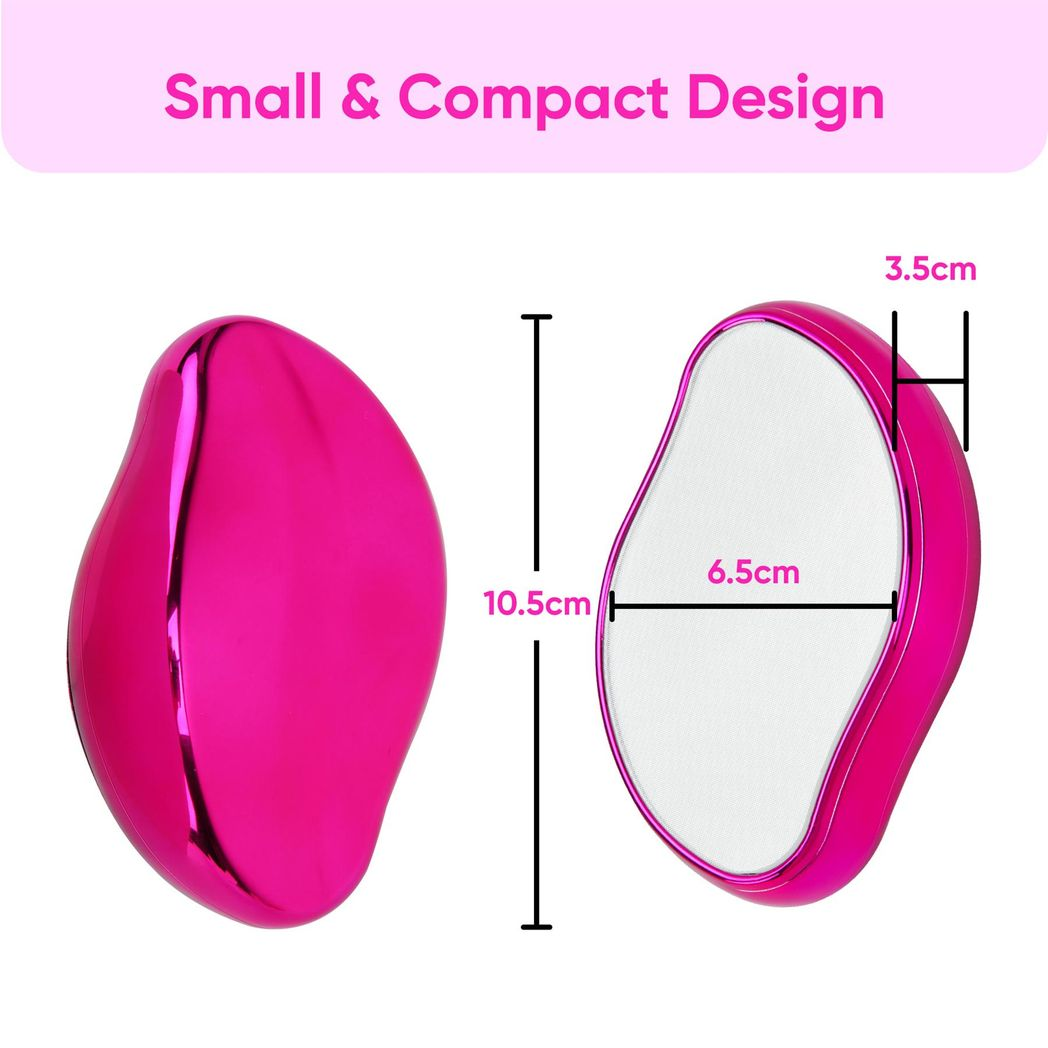 Magic Crystal Hair Eraser – Painless Hair Removal Tool, Reusable & Eco-Friendly | Smooth Skin in Minutes (Pink)