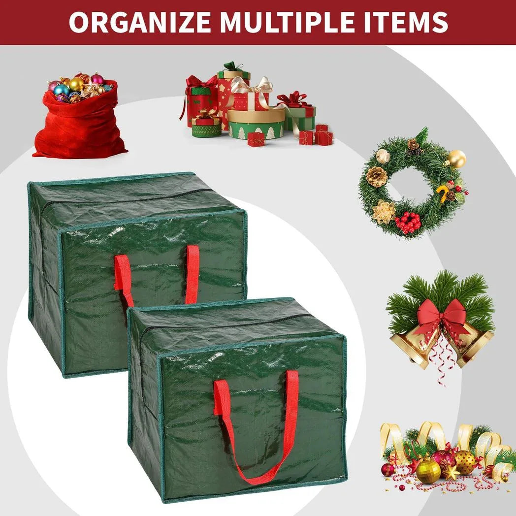 Christmas Storage Bag for Holiday Decorations – Durable, Waterproof & Spacious | Heavy-Duty Handles | Protect & Store Xmas Tree & Décor (1 Pack) - Mode Blend