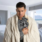 Luxury Ribbed Hot Water Bottle with Soft Fluffy Cover – 2L Large Capacity for Pain Relief, Full Body Warmth & Winter Comfort - Mode Blend