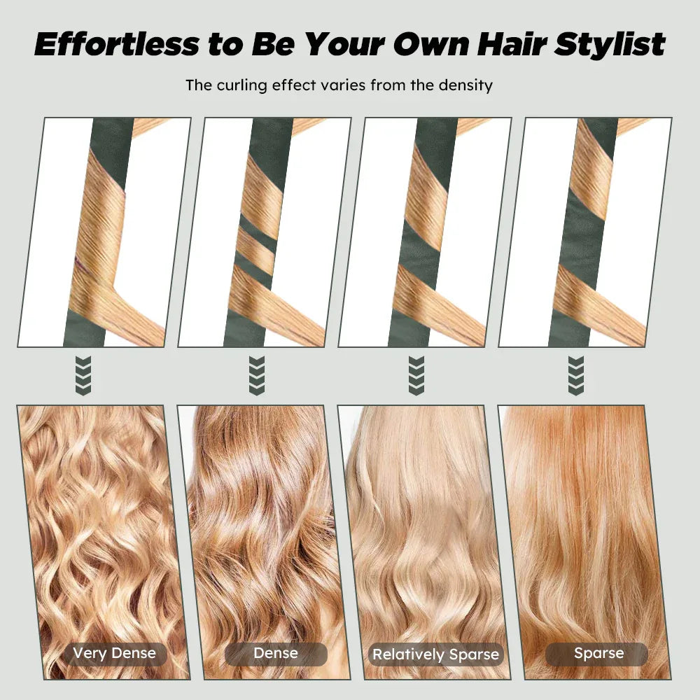 Satin Heatless Curling Set, Sponge Curling Rod Headband, No Heat Curlers for Long Hair, Women Heatless Curls, High Resilience Soft & Comfortable Sleep - Mode Blend