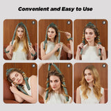 Satin Heatless Curling Set, Sponge Curling Rod Headband, No Heat Curlers for Long Hair, Women Heatless Curls, High Resilience Soft & Comfortable Sleep - Mode Blend