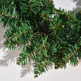 55CM Pre-lit Artificial Christmas Wreath 50 Warm White LEDs, Battery Powered, Indoor Festive Decoration - Mode Blend