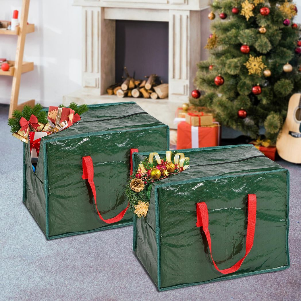 Christmas Storage Bag for Holiday Decorations Durable, Waterproof and Spacious, 1pk