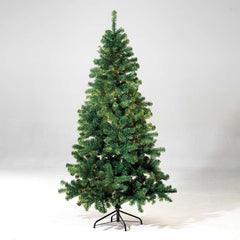 6ft Artificial Christmas Tree Realistic Indoor Holiday Decor with Sturdy Metal Stand