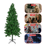 6ft Artificial Christmas Tree – Full & Realistic Branches, Easy Assembly Holiday Tree for Indoor Home Décor, With Sturdy Metal Stand - Mode Blend
