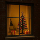 2ft Artificial Christmas Tree with Metal Stand – Compact Tabletop Holiday Xmas Decor for Home, Office & Indoor Festive Display - Mode Blend