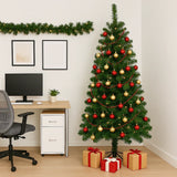 6ft Artificial Christmas Tree – Full & Realistic Branches, Easy Assembly Holiday Tree for Indoor Home Décor, With Sturdy Metal Stand - Mode Blend