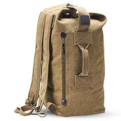 Durable Canvas Duffel Bag Backpack Set – Includes Free Tote Bag