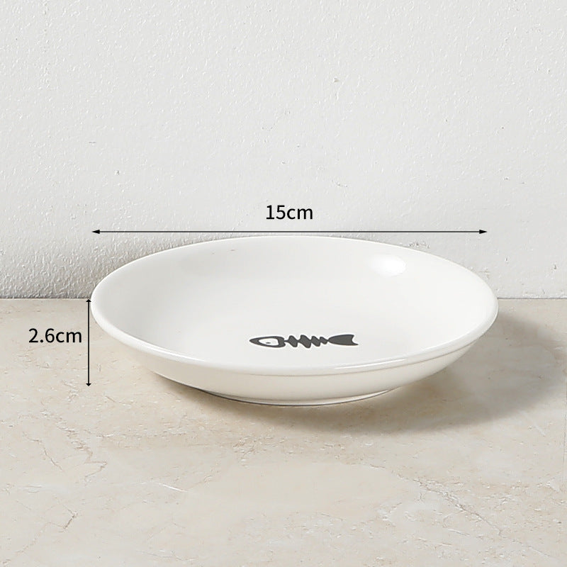 Modern ceramic pet bowl with elevated wooden stand, promoting a healthy feeding posture