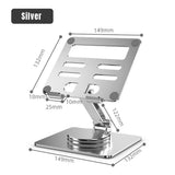 Ergonomic foldable computer stand for desk setup and improved posture
