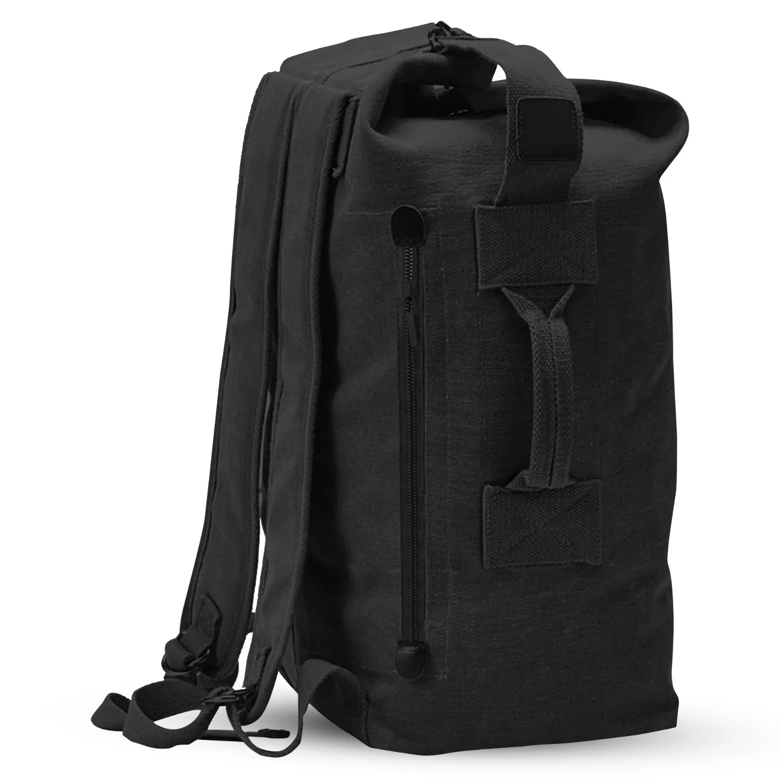 Military Duffel Bag Top Load Double Strap Army Travel Tactical Canvas Backpack for Outdoor 30L - Mode Blend