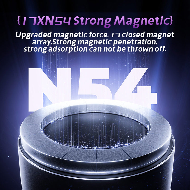 Mode Blend Magnetic Suction Foldable Portable 2025 Vacuum Magnetic Phone Holder for Car, Gym, and Shower Available in Black, Gray, and White