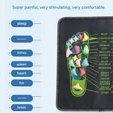 PVC Reflexology Foot Massage Mat: 35×35cm Acupressure Pad - Mode Blend