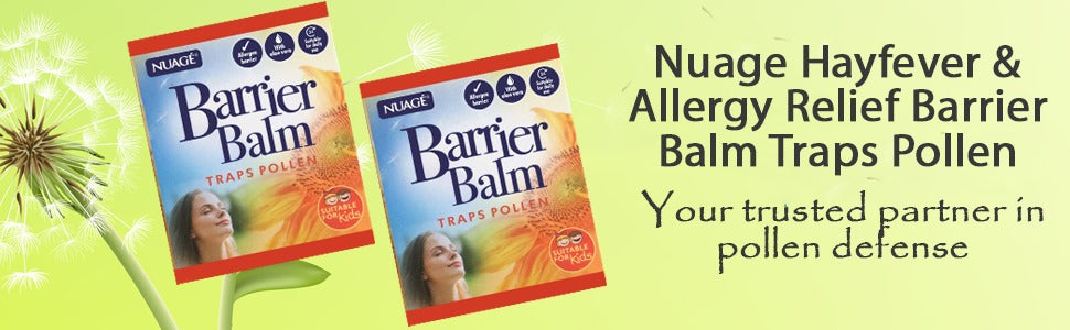 Nuage Barrier Balm for Allergy Relief by Mode Blend, 50g x 2 - An effective solution for hayfever.