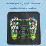 PVC Reflexology Foot Massage Mat: 35×35cm Acupressure Pad - Mode Blend